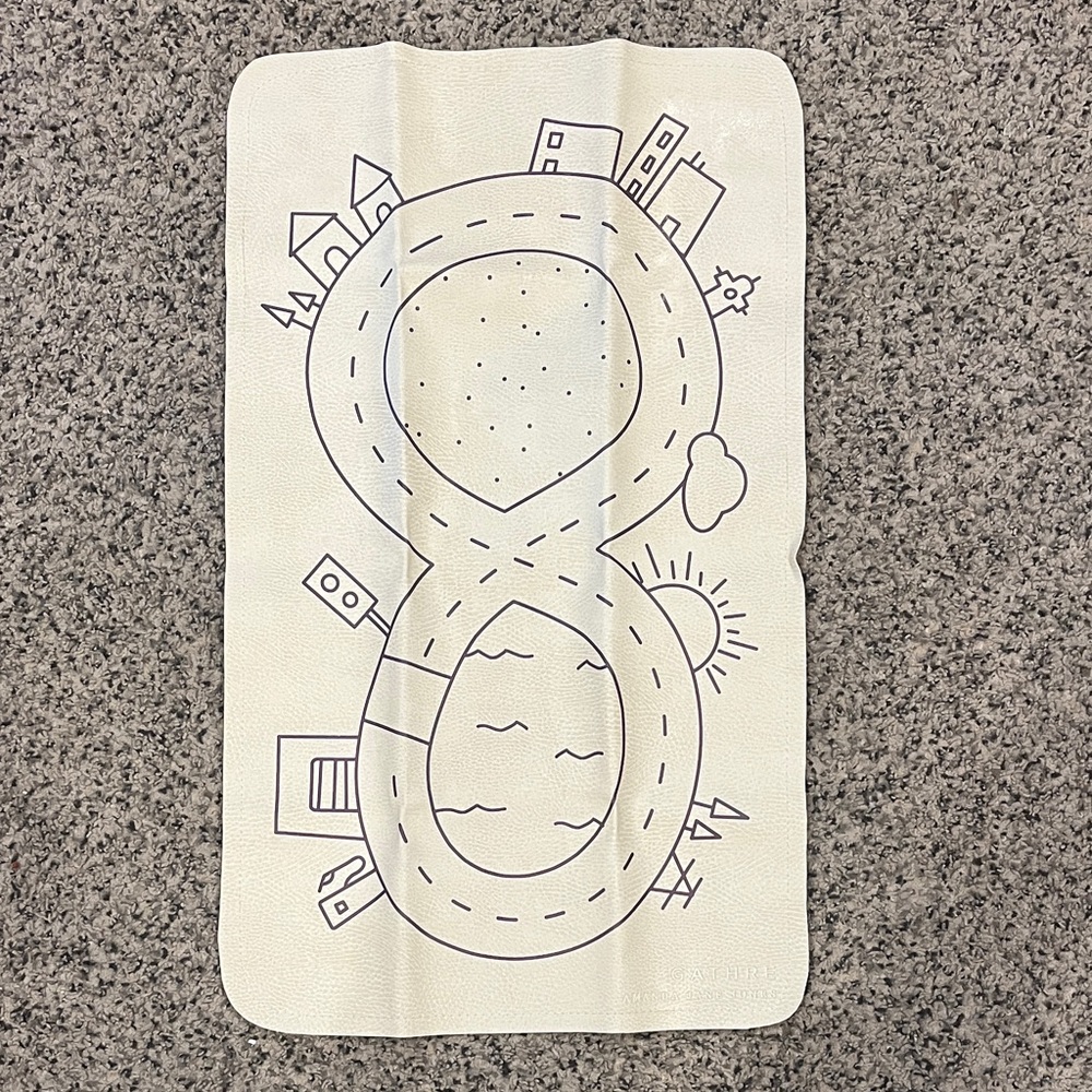 Gathre Baby Changing Mat with Road Design